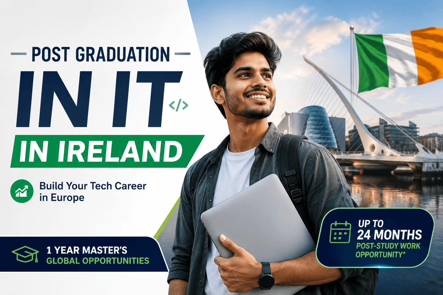 Post Graduation in IT in Ireland: Courses, Benefits & Career for Indian Students — image 1 of 1